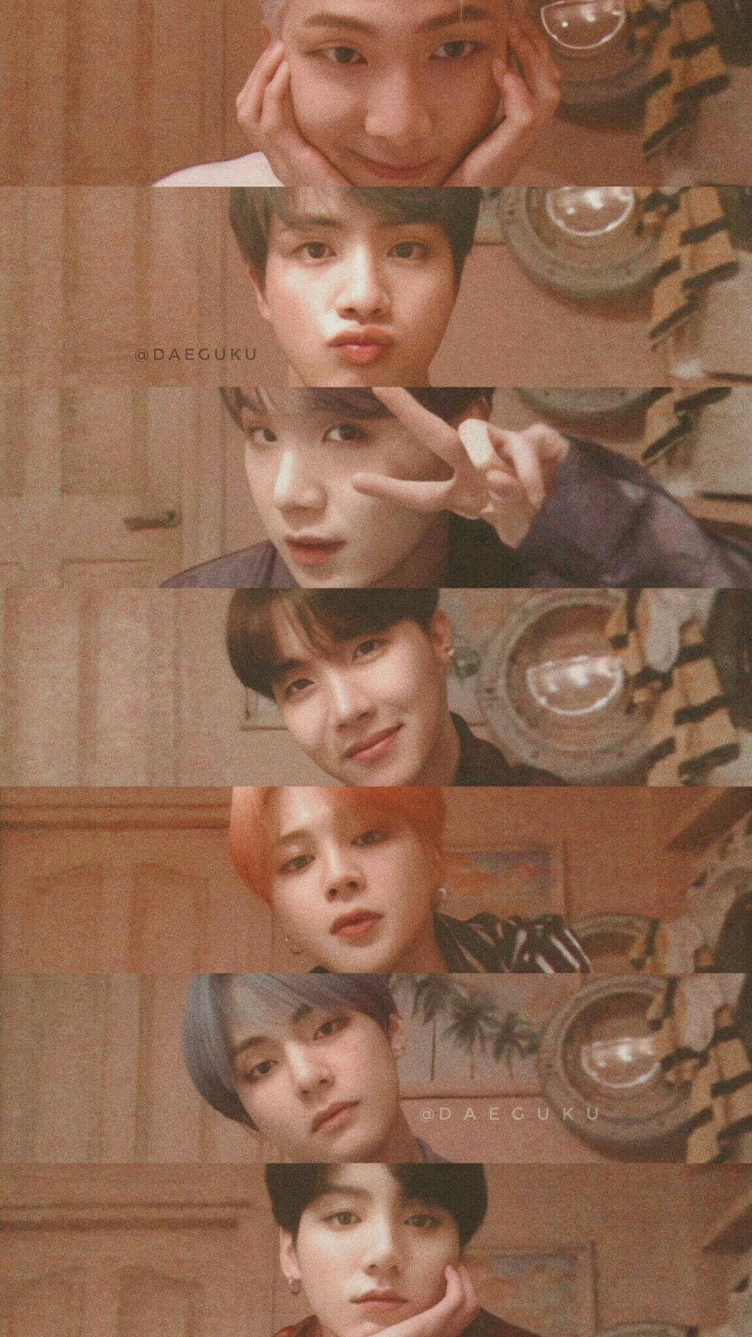 Cute Selfies Lockscreen Bts Vintage Filter