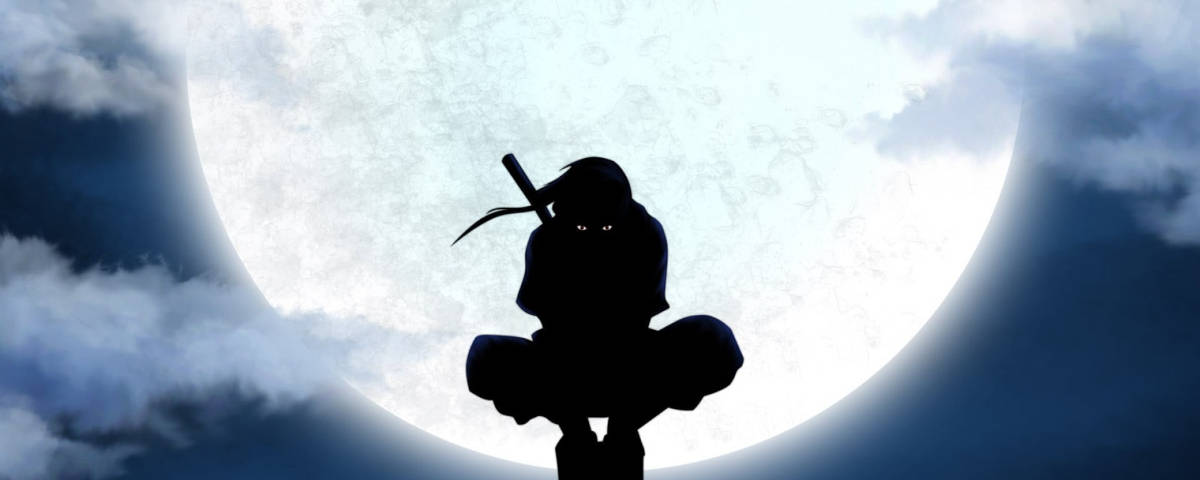 1200x480 Itachi Uchiha Silhouette Wallpaper