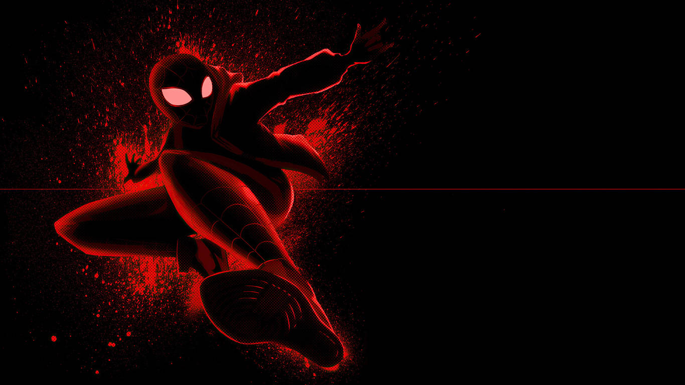 1366 X 768 Marvel Into The Spiderverse Wallpaper