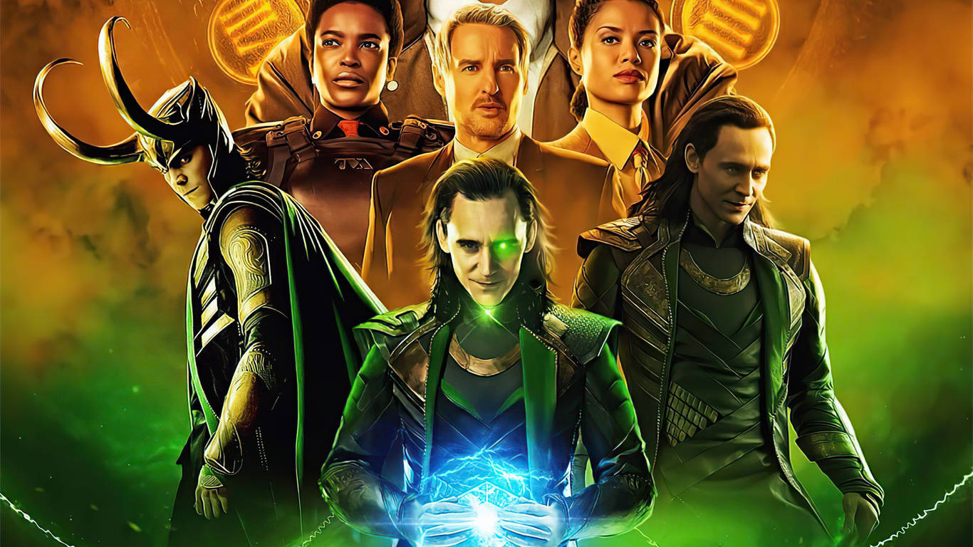 1366 X 768 Marvel Loki Series Wallpaper