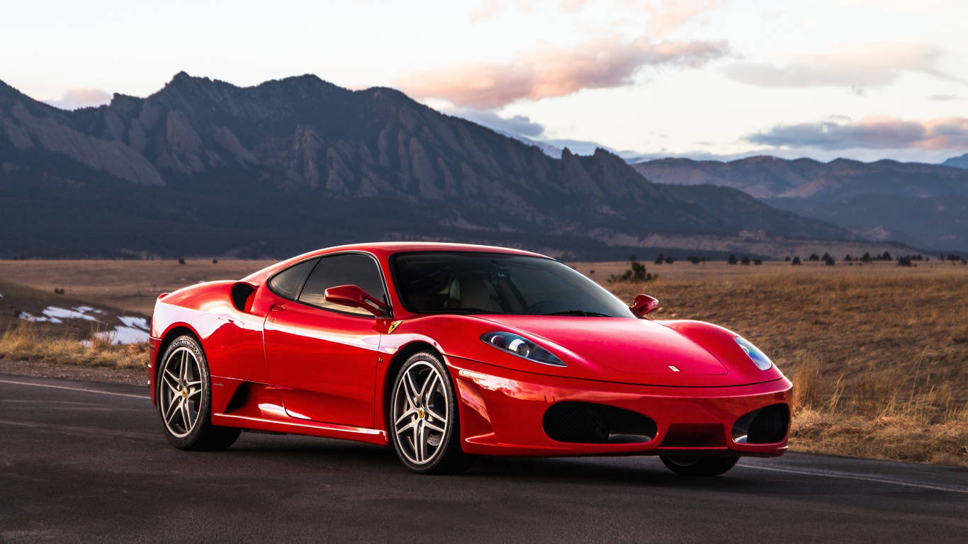 1366x768 Ferrari Hd Red F430 Wallpaper