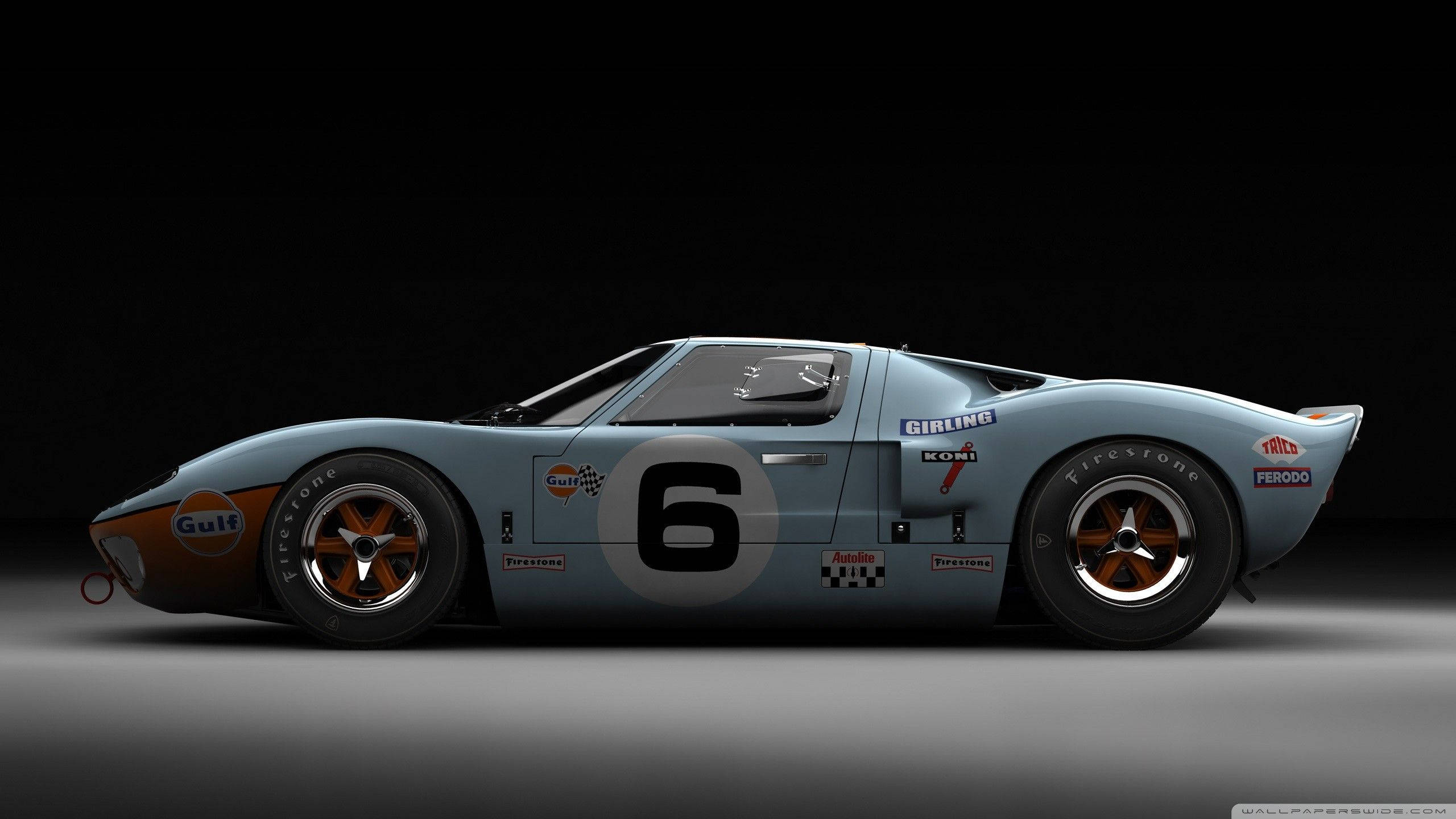 1968 Ford Gt40 Sports Car Wallpaper