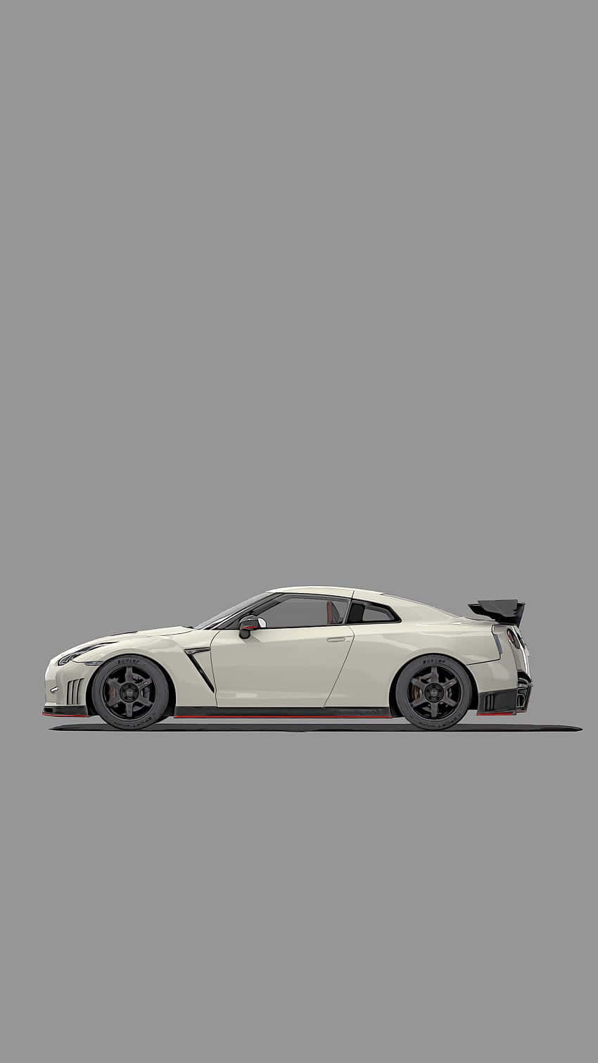 2017 White Nissan R35 Gtr Poster Wallpaper