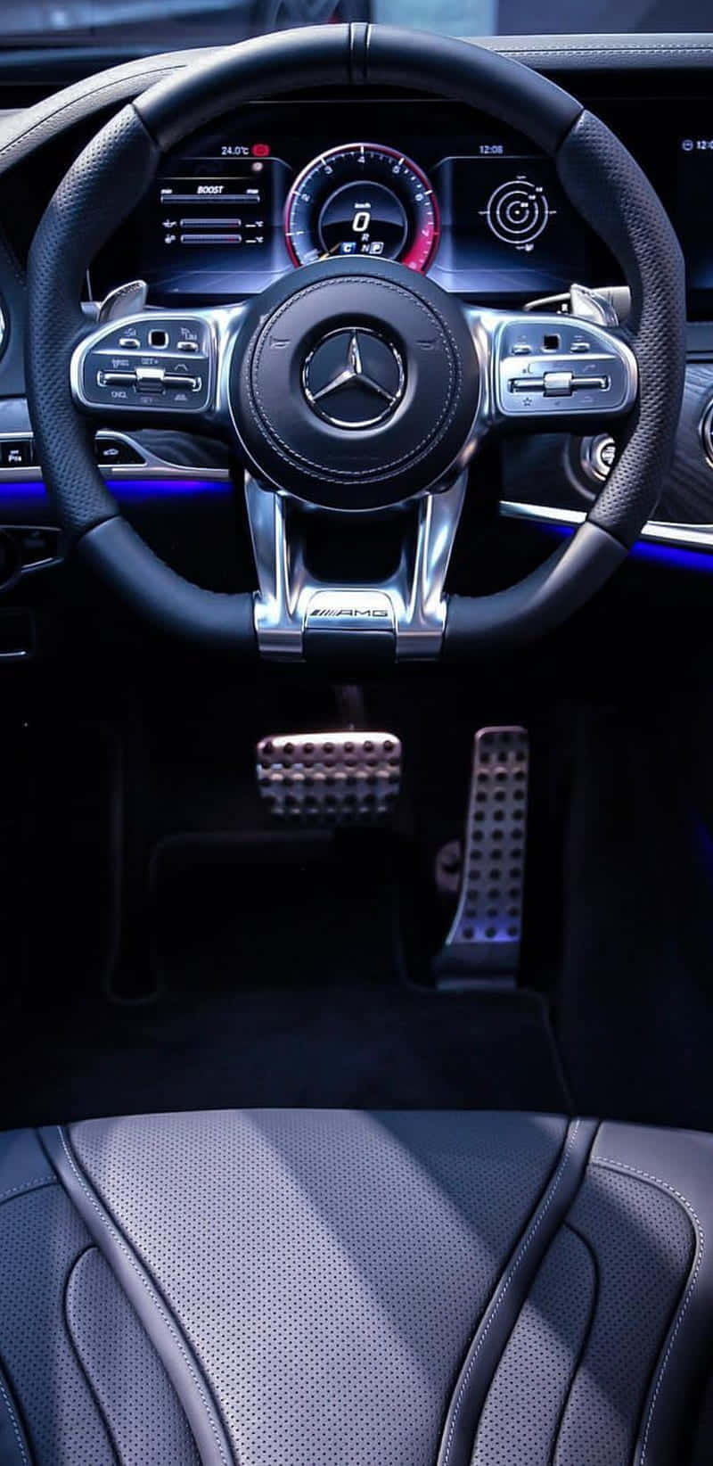 2019 Mercedes Benz Car Interior Wallpaper