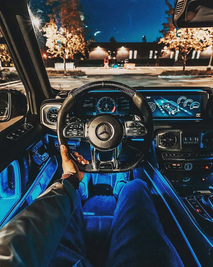 2020 Mercedes Benz Car Interior Wallpaper