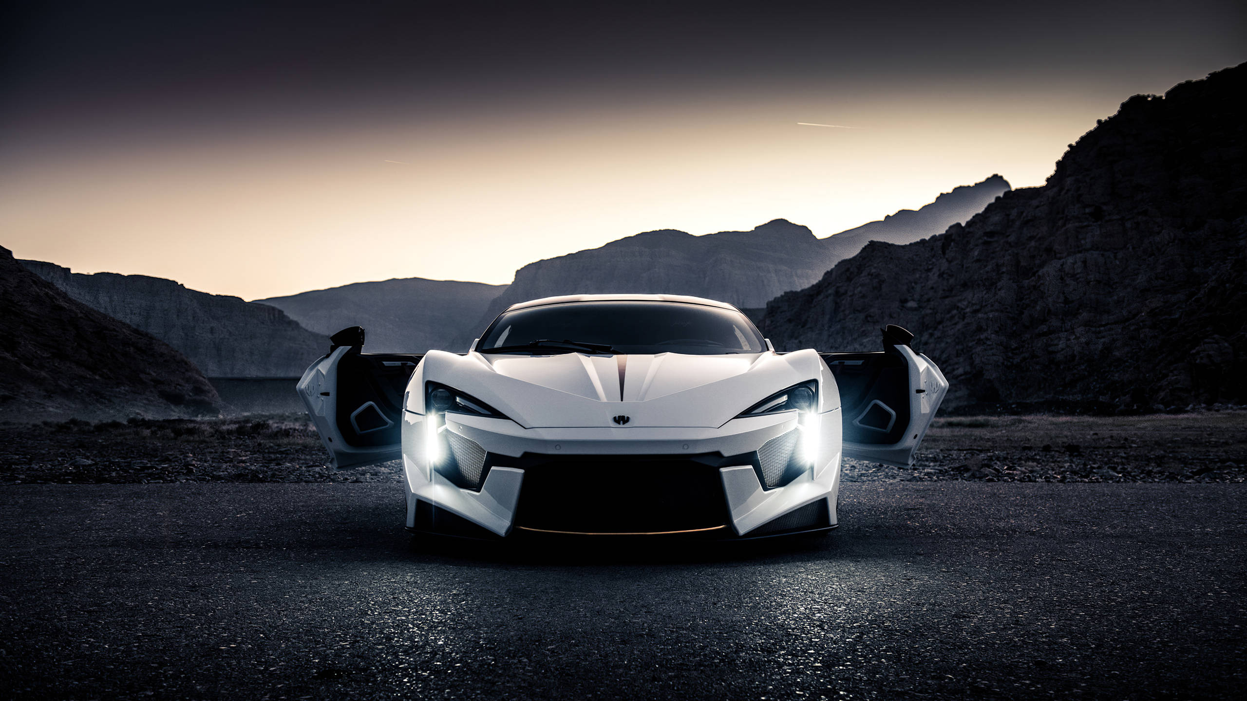 2560x1440 Car White W Motors Fenyr Supersport Wallpaper