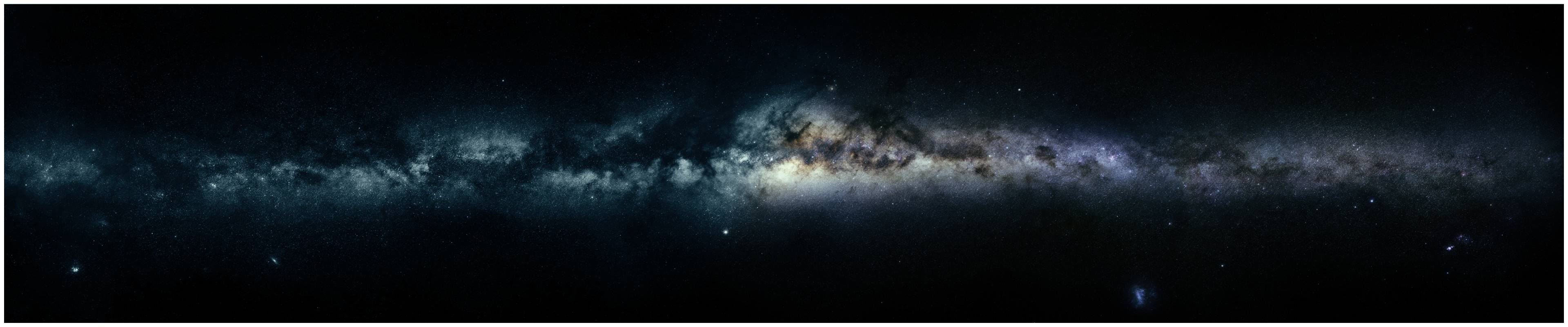 3 Monitor Galaxy Wallpaper