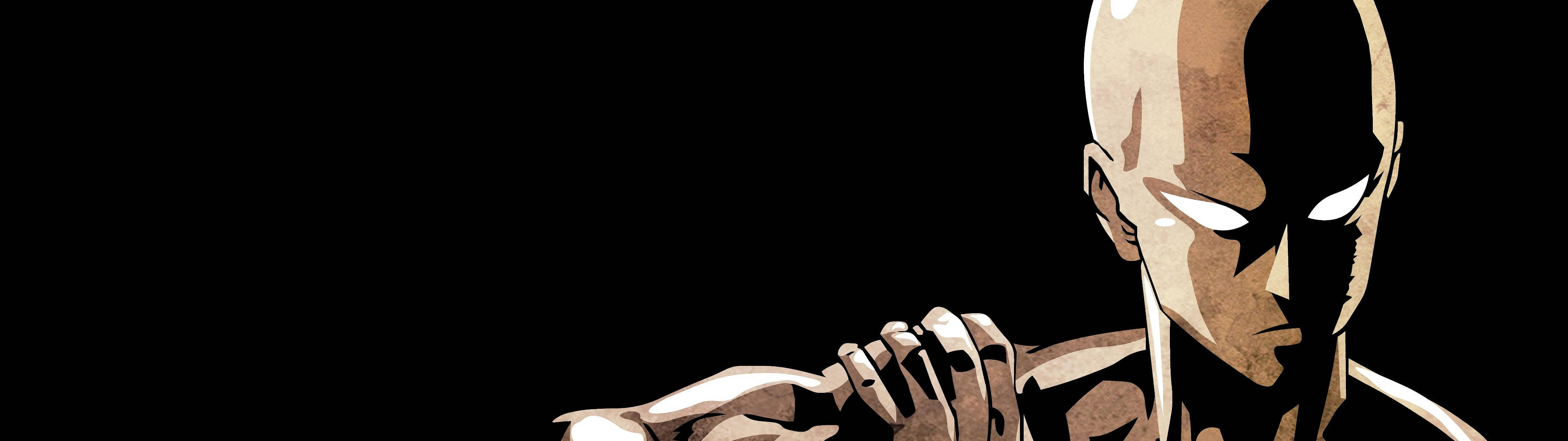 3840x1080 4k One-punch Man Wallpaper