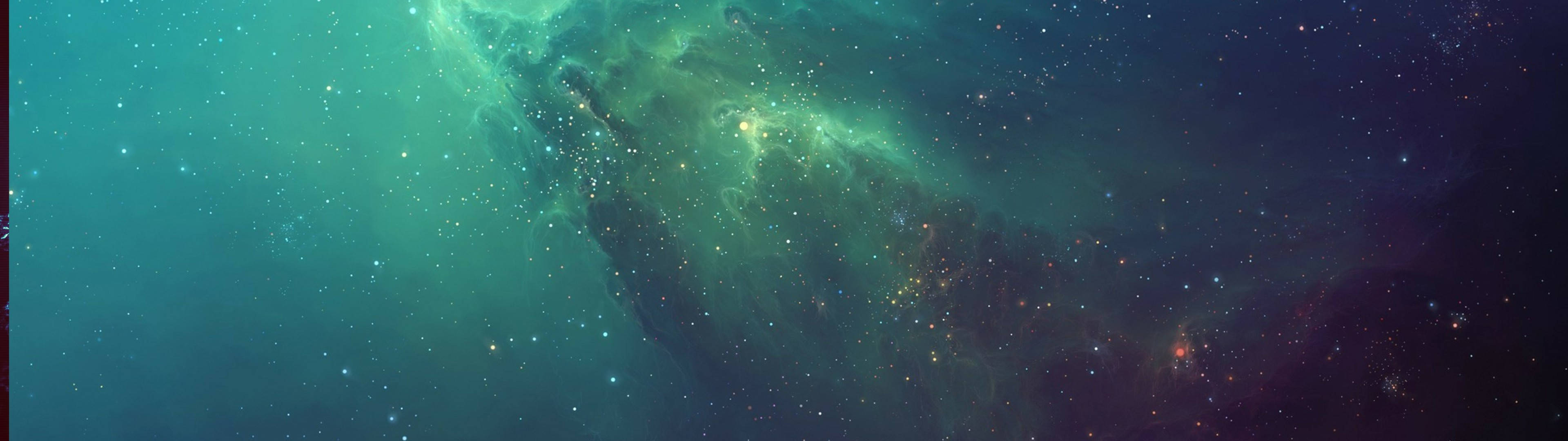 3840x1080 Hd Dual Monitor Water Sparkle Wallpaper