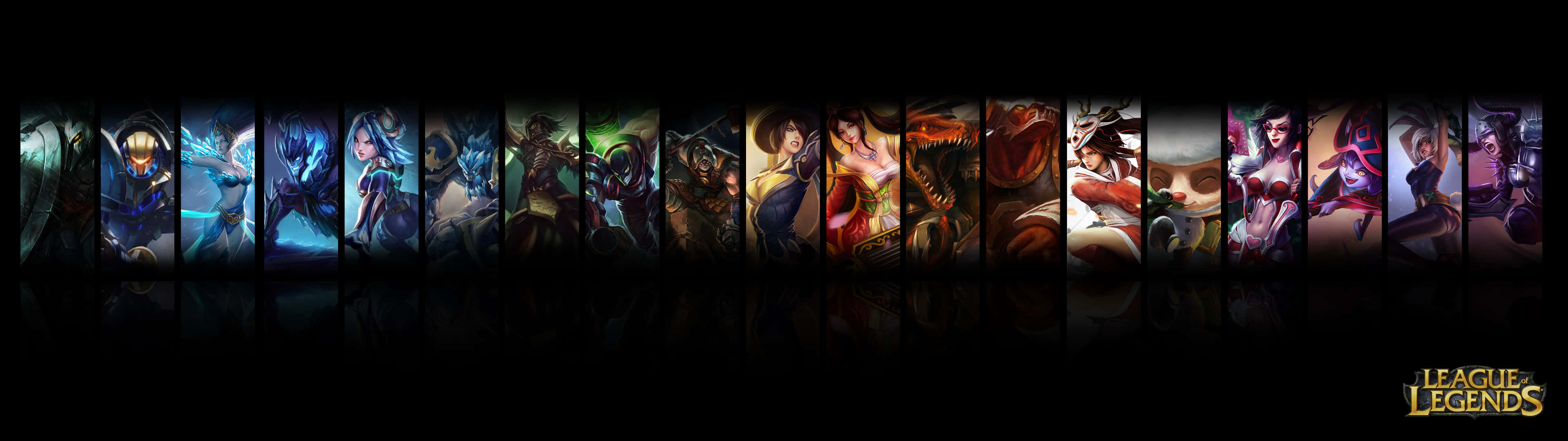 3840x1080 League Of Legends List Wallpaper