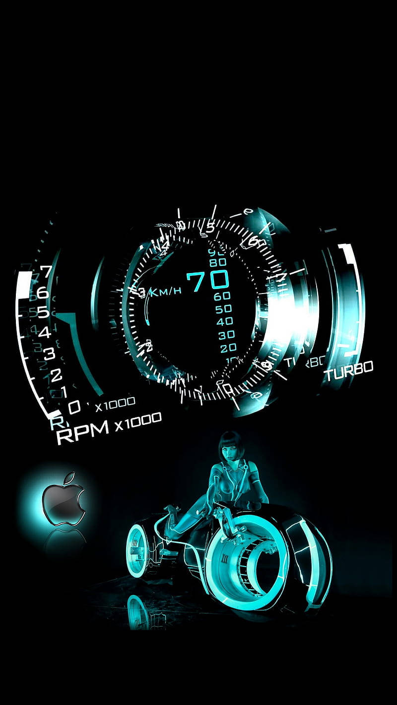 3d Apple Iphone Tron Legacy Wallpaper