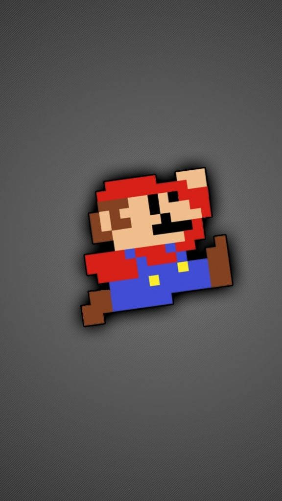 3d Iphone 8bit Super Mario Wallpaper