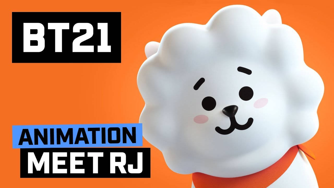 3d Rj Bt21 In Orange Wallpaper