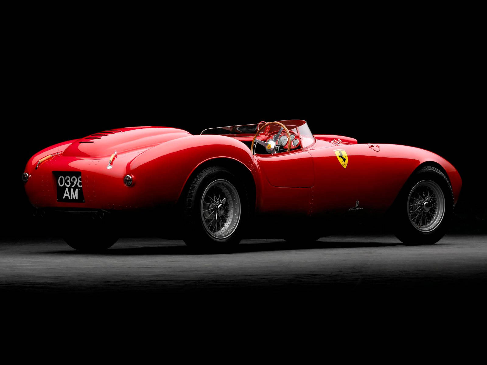 4k Ferrari Red 375 Plus Wallpaper