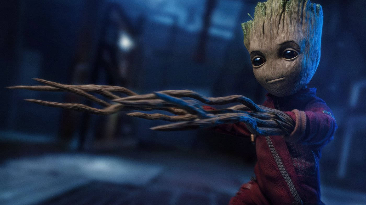 4k Guardians Of The Galaxy Groot 3d Wallpaper