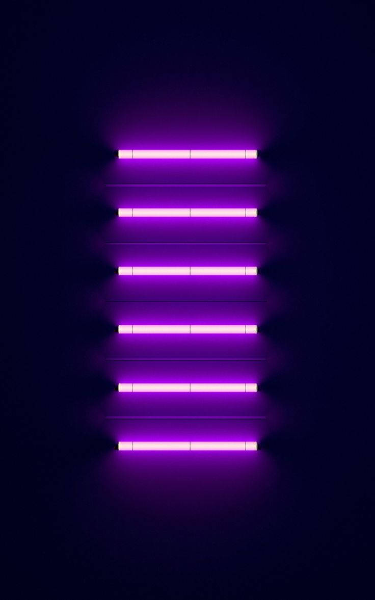 4k Neon Iphone Purple Light Bars Wallpaper