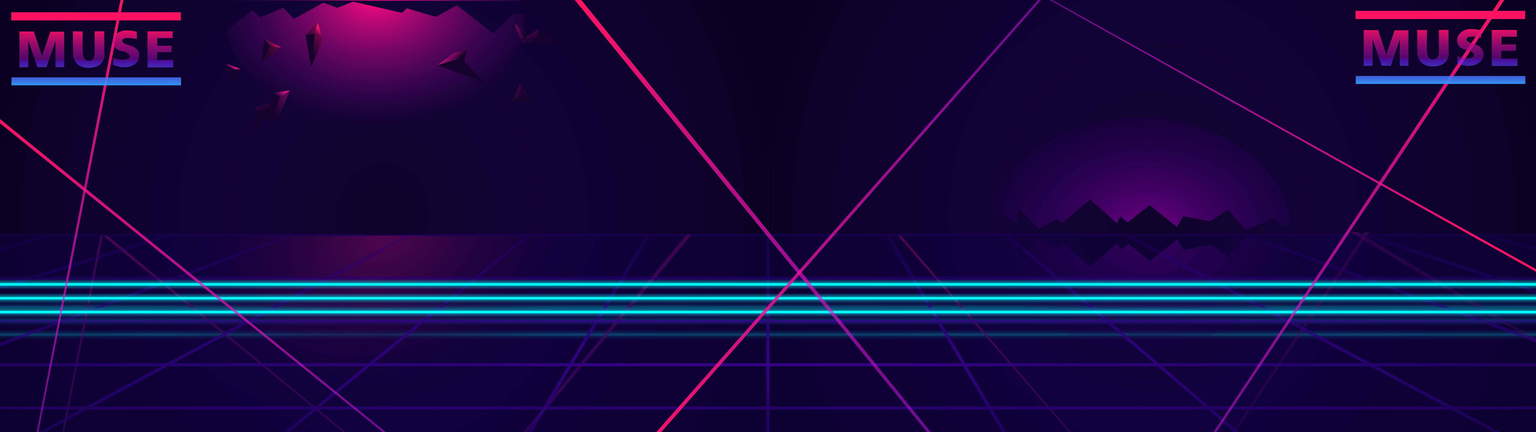 5120x1440 Plain Neon Purple Wallpaper