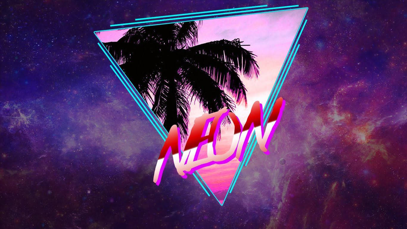 80s Neon Retro Wallpaper