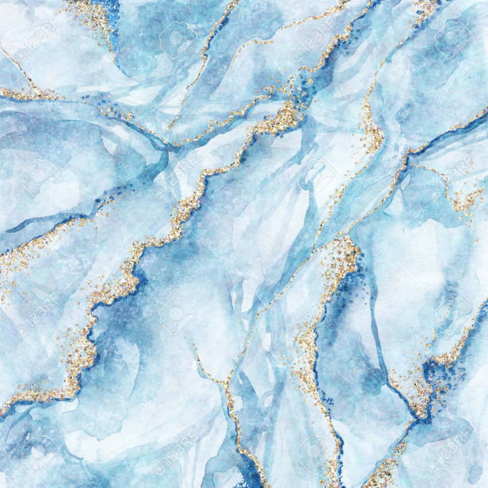 A Beautiful Light Blue Marble, Perfect For Decorating Any Space Wallpaper