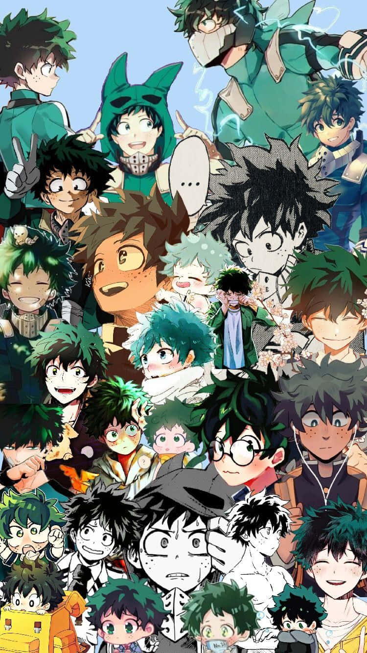 A Beautiful View Of Deku From The Popular Anime Series My Hero Academia. Wallpaper