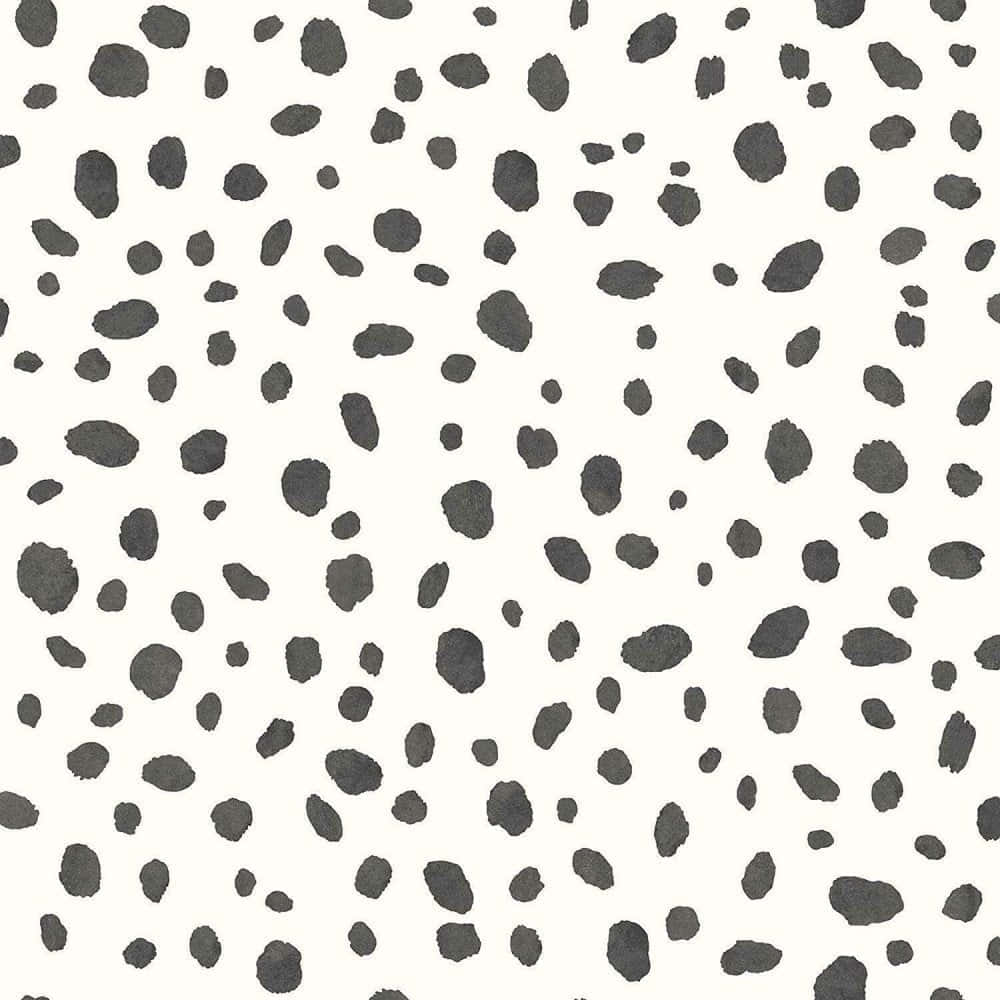 A Black And White Close-up Photograph Of An Animal Pawprint Texture Wallpaper