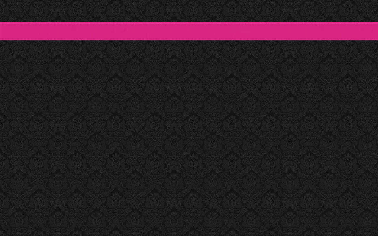 A Black Background With A Pink Stripe Wallpaper