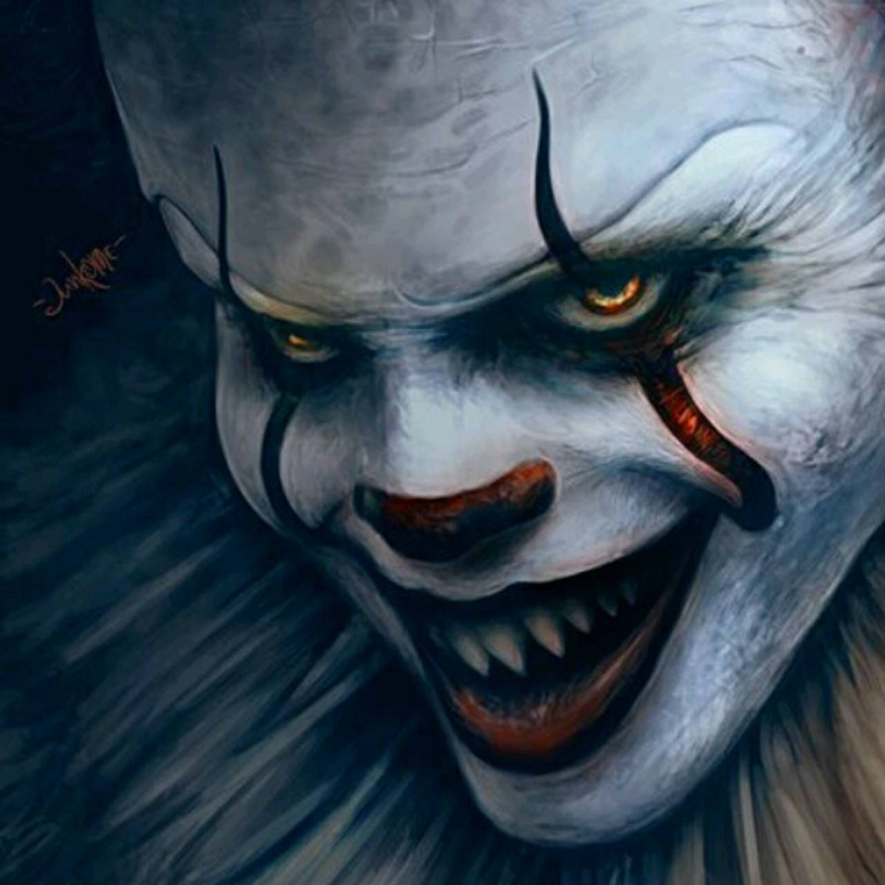 A Brilliant Portrait Of Pennywise, The Iconic Villain Wallpaper