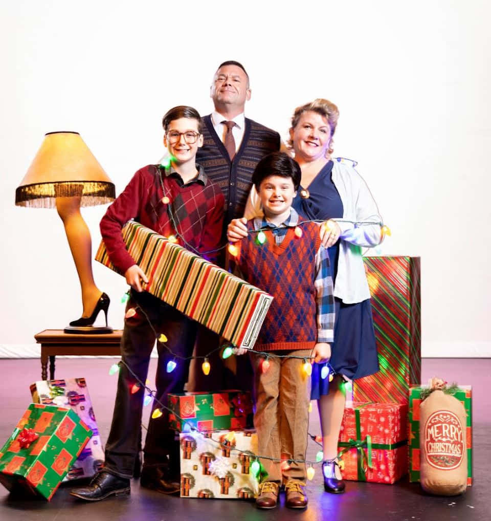 A Christmas Story Film Parker Family Wallpaper