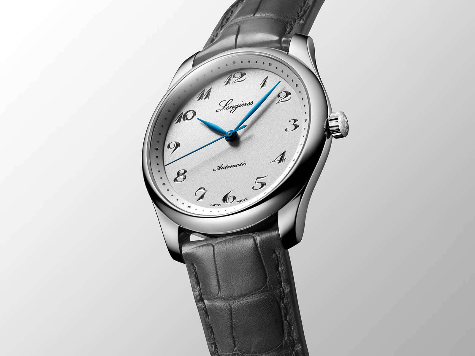 A Close-up Photo Of The Longines Master Watch Wallpaper