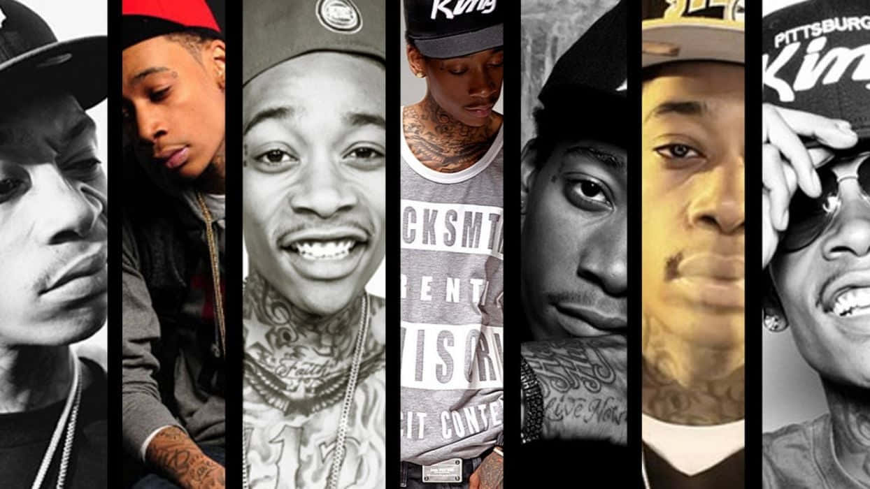 A Collage Of Different Men Wearing Hats Wallpaper