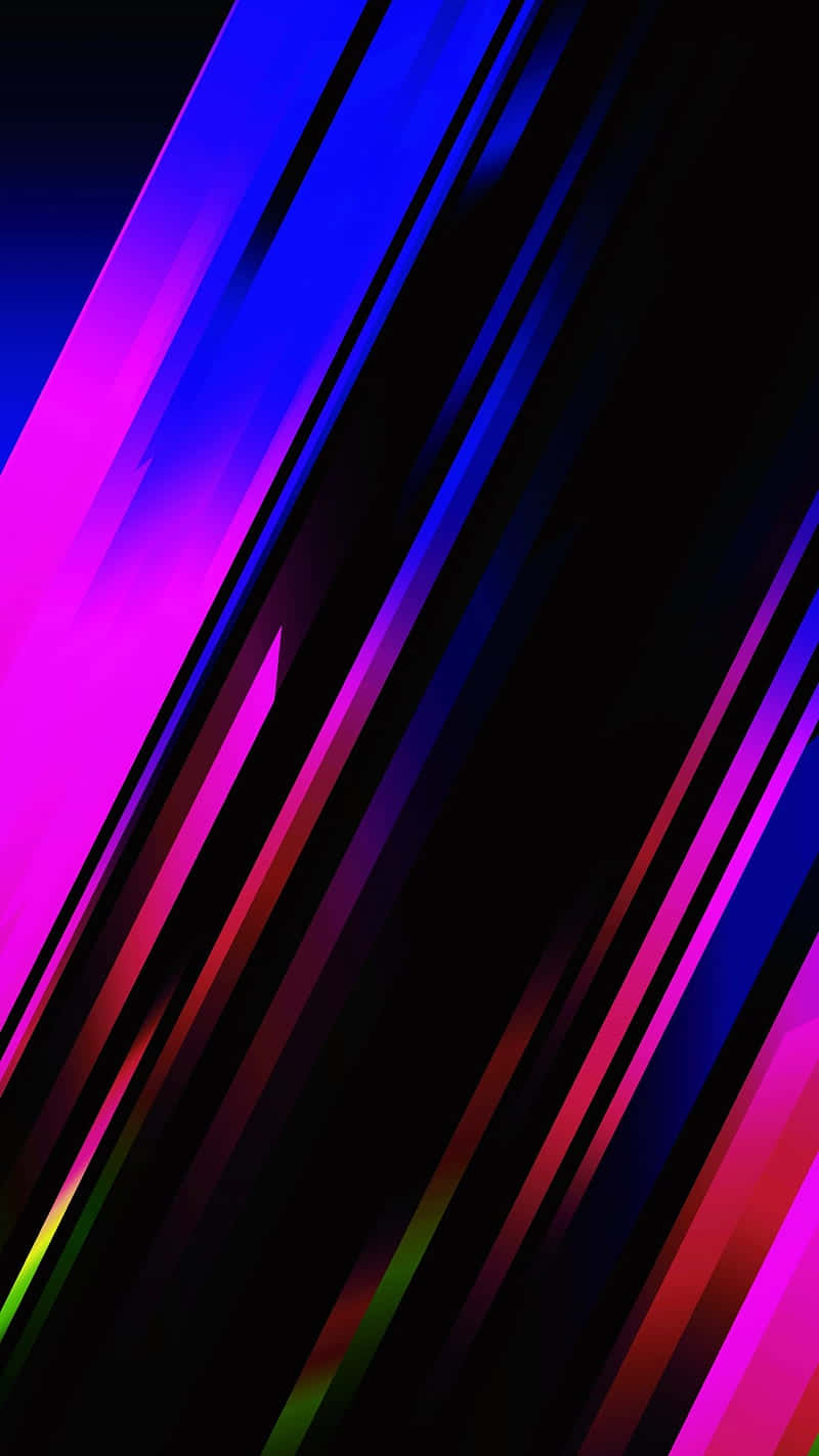 A Colorful Abstract Background With Blue, Pink And Purple Lines Wallpaper