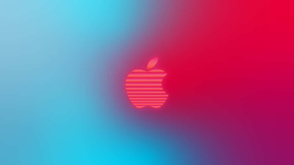 A Crisp And Vivid 4k Resolution Apple Logo. Wallpaper