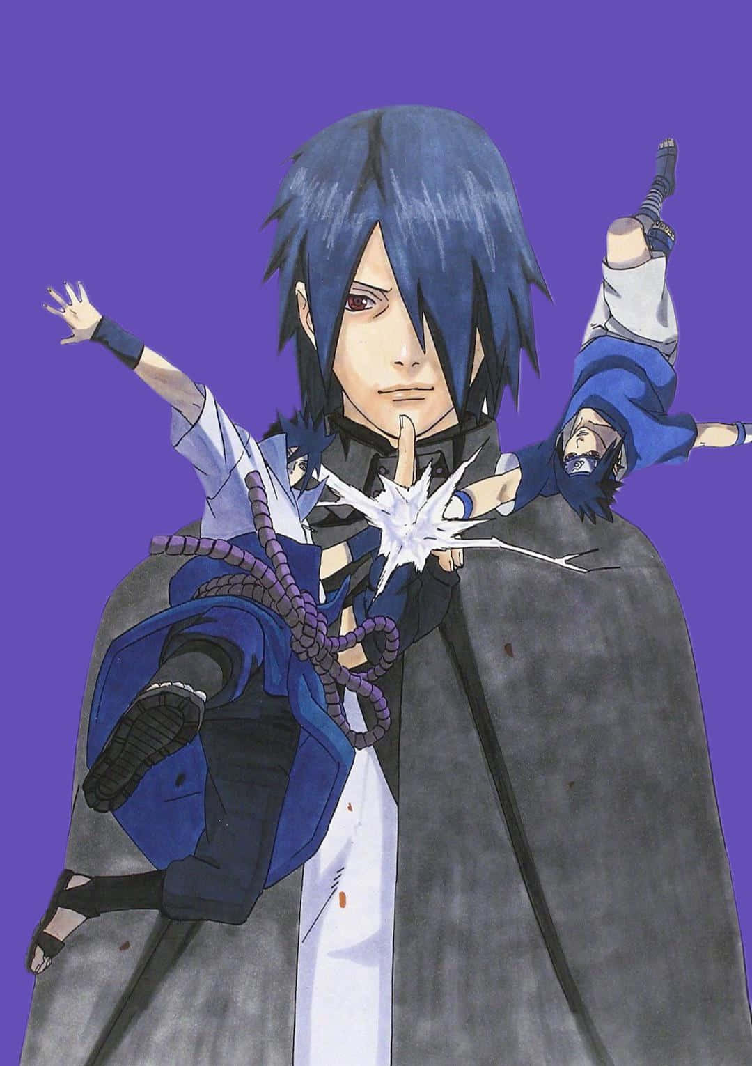 A Glimpse Of Uchiha Sasuke From Naruto Shippuden Wallpaper