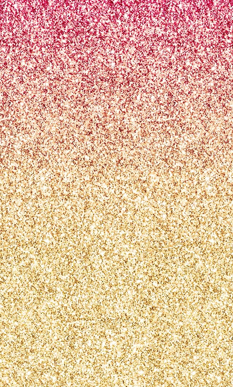 A Gold And Pink Glitter Background Wallpaper