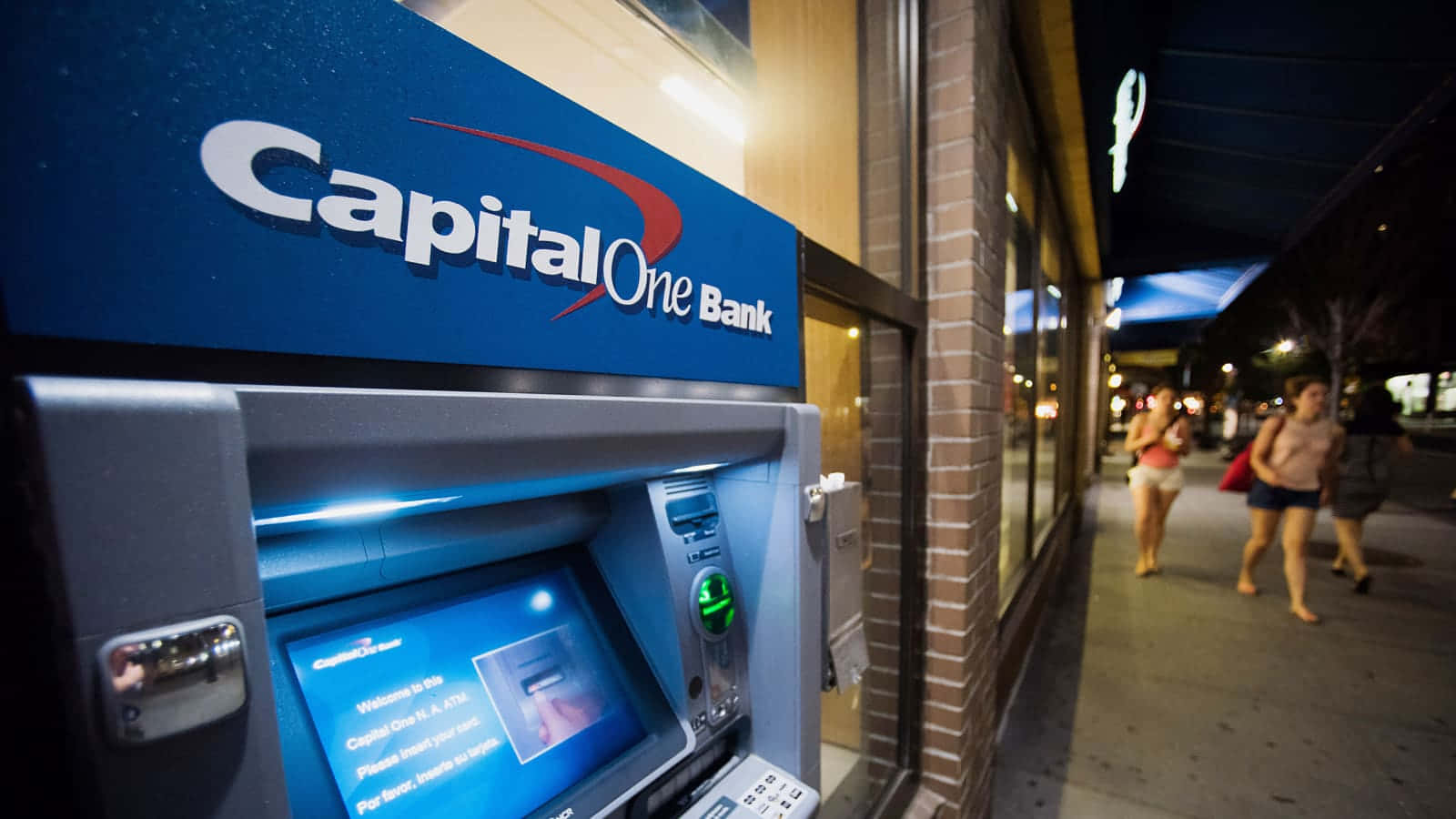 A Late Night Trip To Capital One Atm Wallpaper