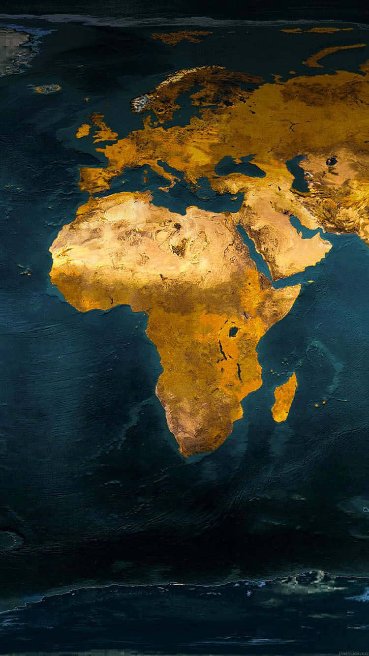 A Map Of The World Wallpaper