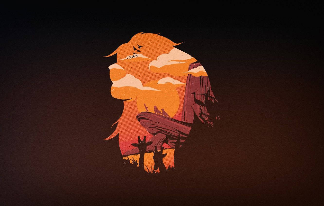 A Minimalistic Take On The Lion King Wallpaper