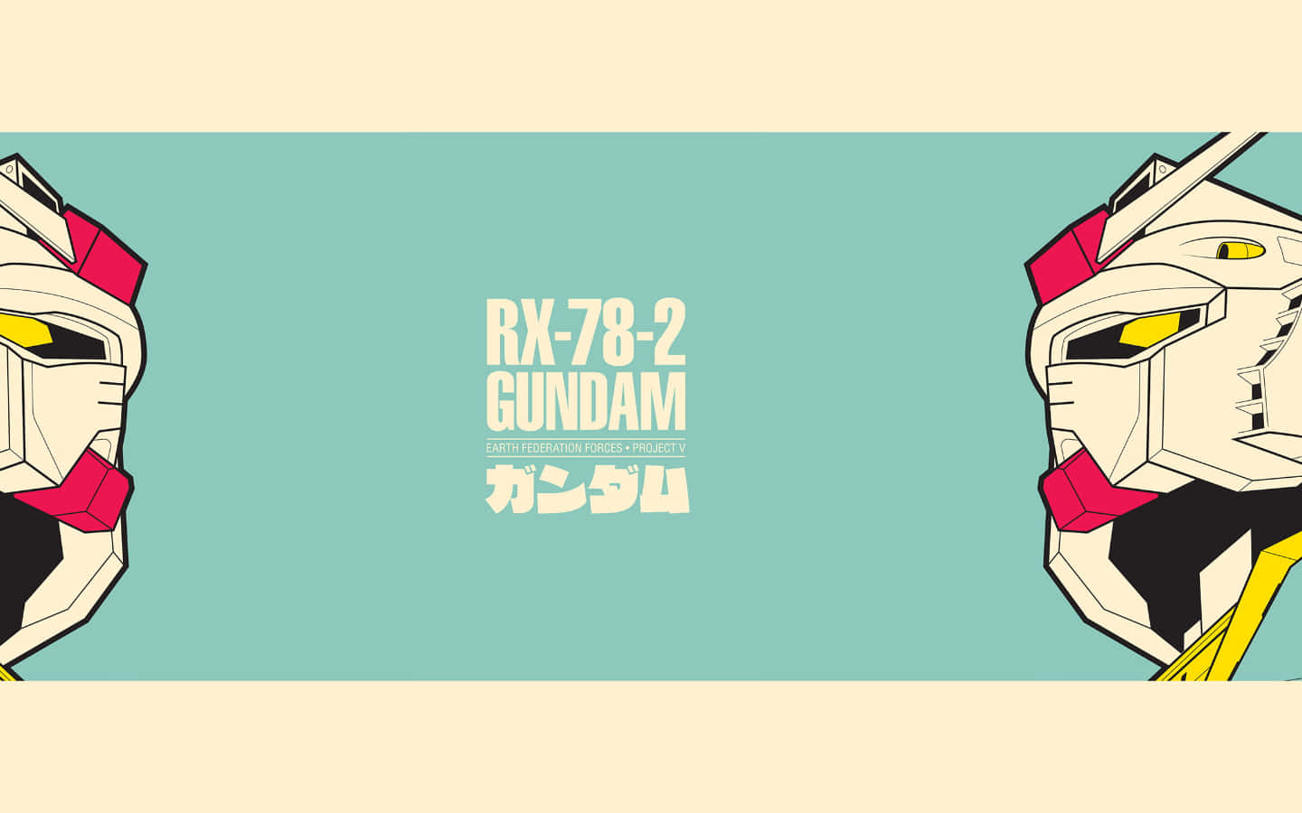 A Modern, Gundam-inspired Desktop Setup Wallpaper