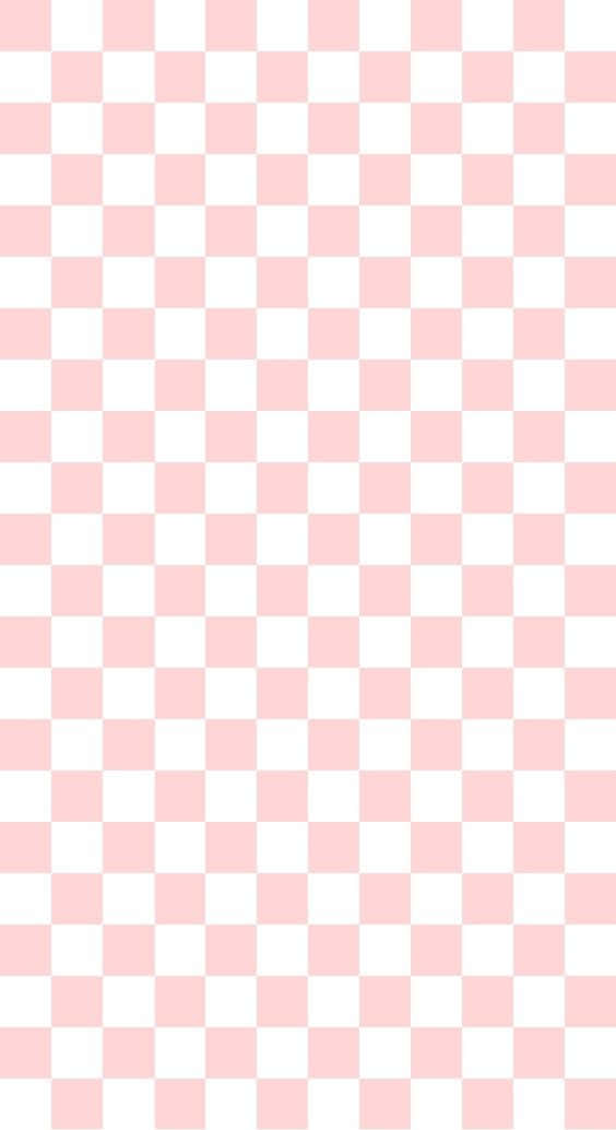 A Pink And White Checkered Background Wallpaper