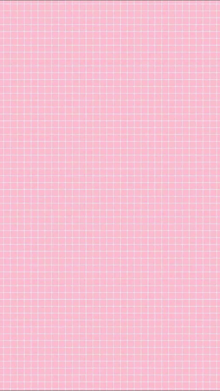 A Pink Paper With A Grid Pattern Wallpaper