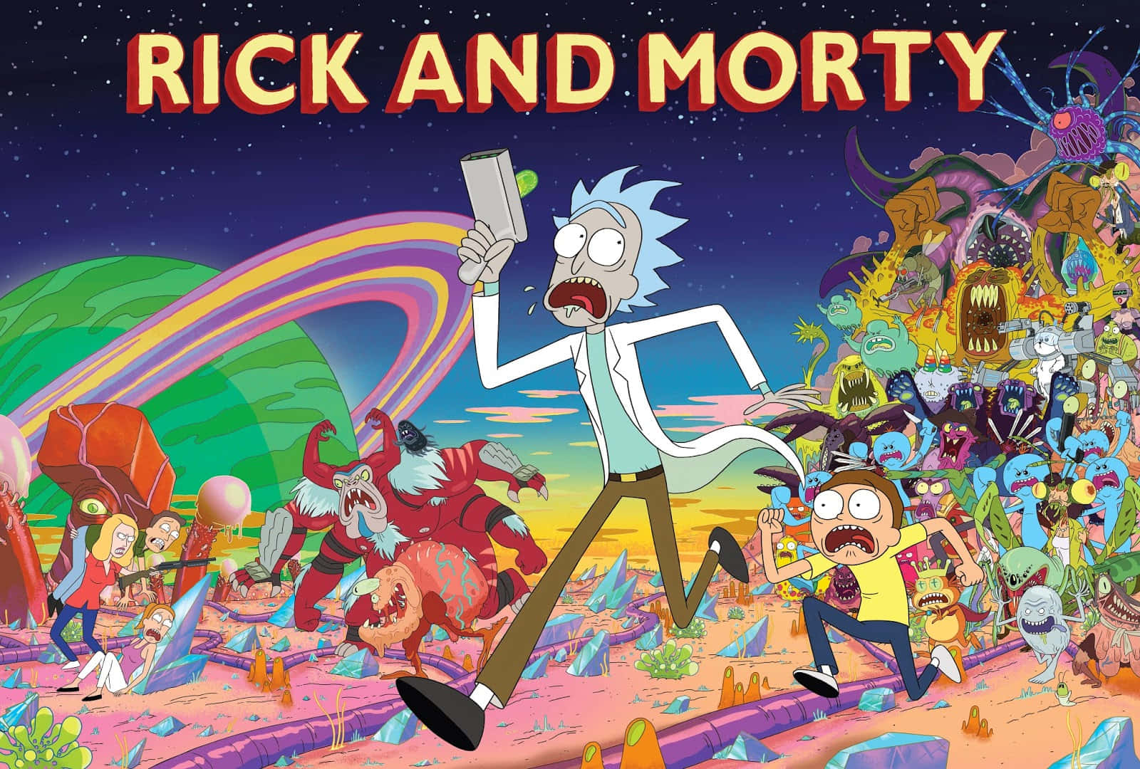 “a Rick And Morty Laptop Is The Perfect Way To Show Your Fandom In Style.” Wallpaper