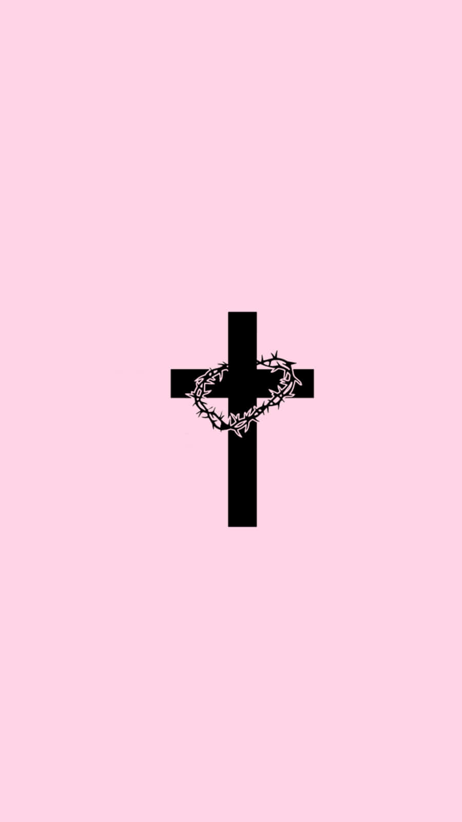 A Sweet Cross With A Timeless, Beautiful Design. Wallpaper