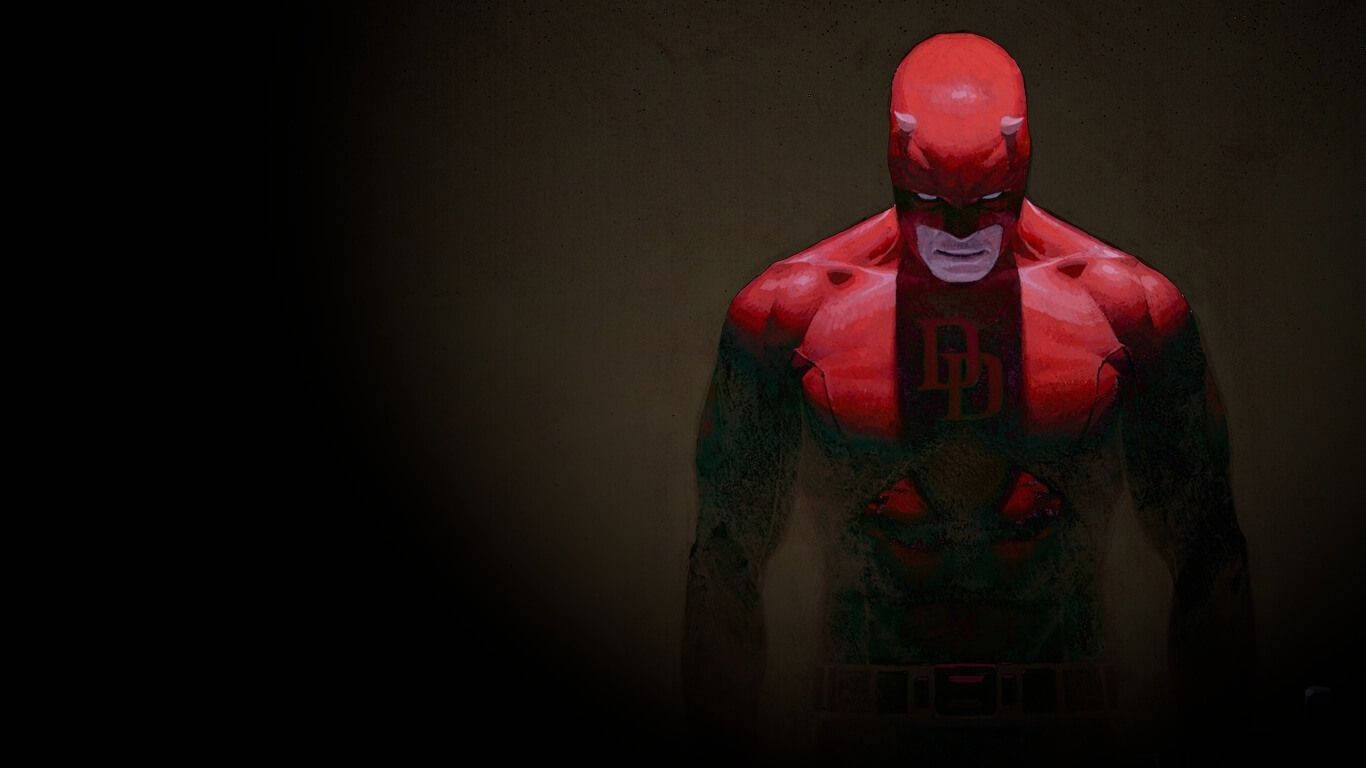 A Terrifying Stare Of Daredevil Wallpaper