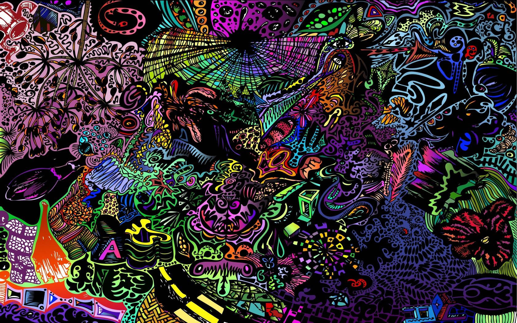 A Trippy, Surreal Exploration Of Art Wallpaper