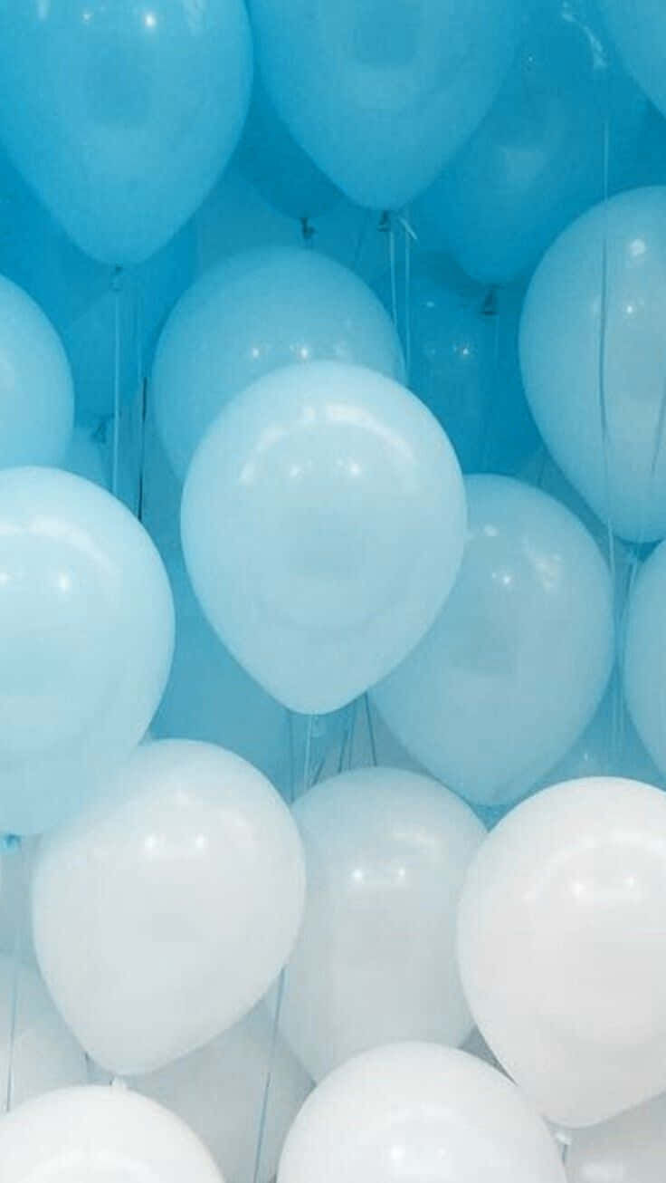 A Variety Of Blue Things To Admire Wallpaper