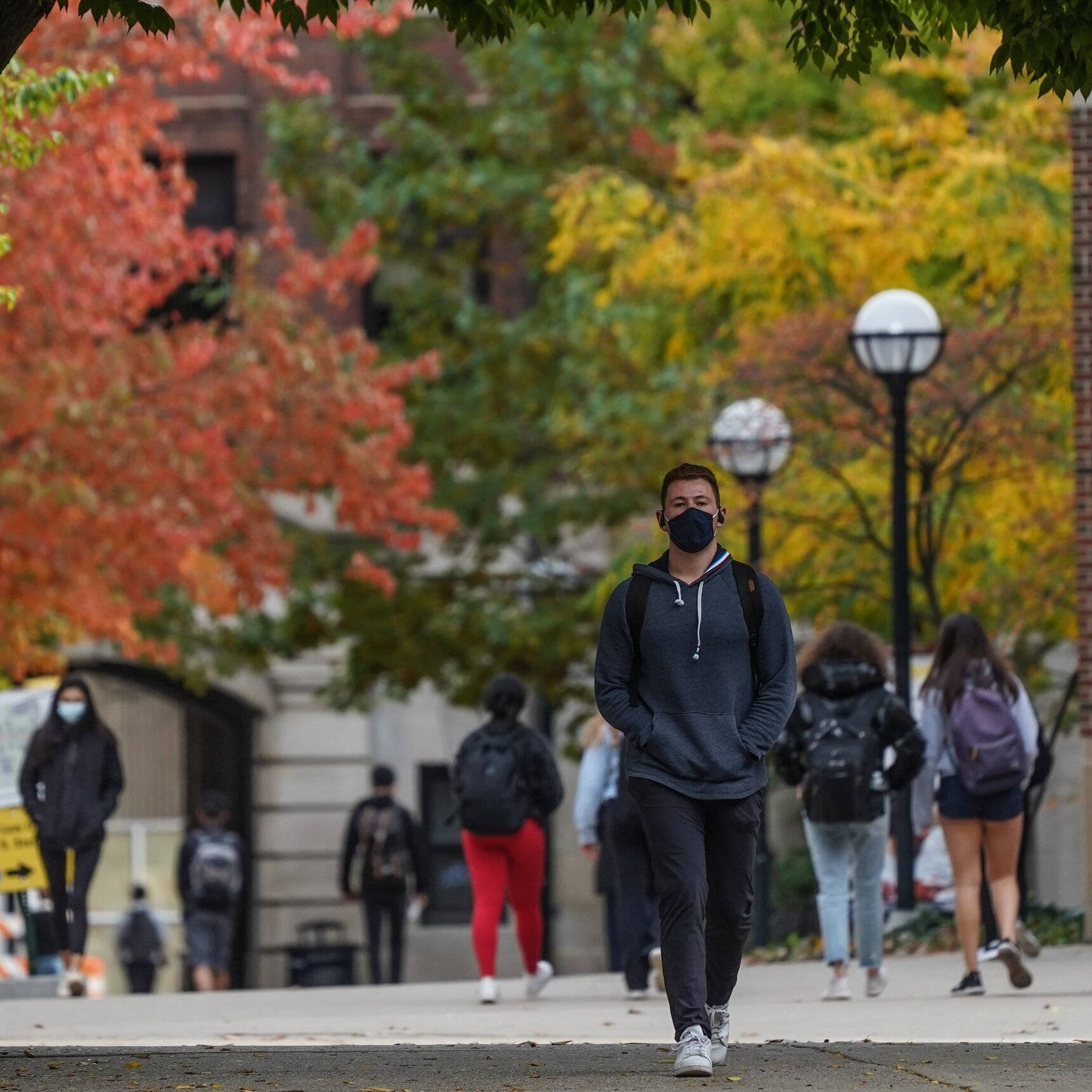 A Vibrant Day At University Of Michigan-ann Arbor Wallpaper