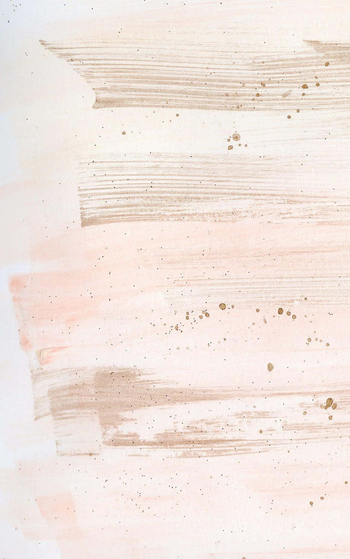 A Watercolor Painting With A Pink And Gold Background Wallpaper