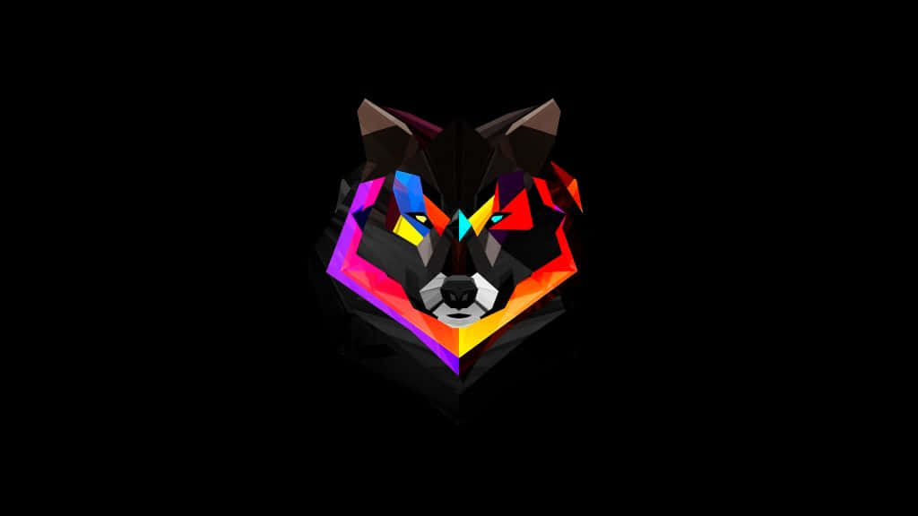 A Wolf Of Many Colors Wallpaper