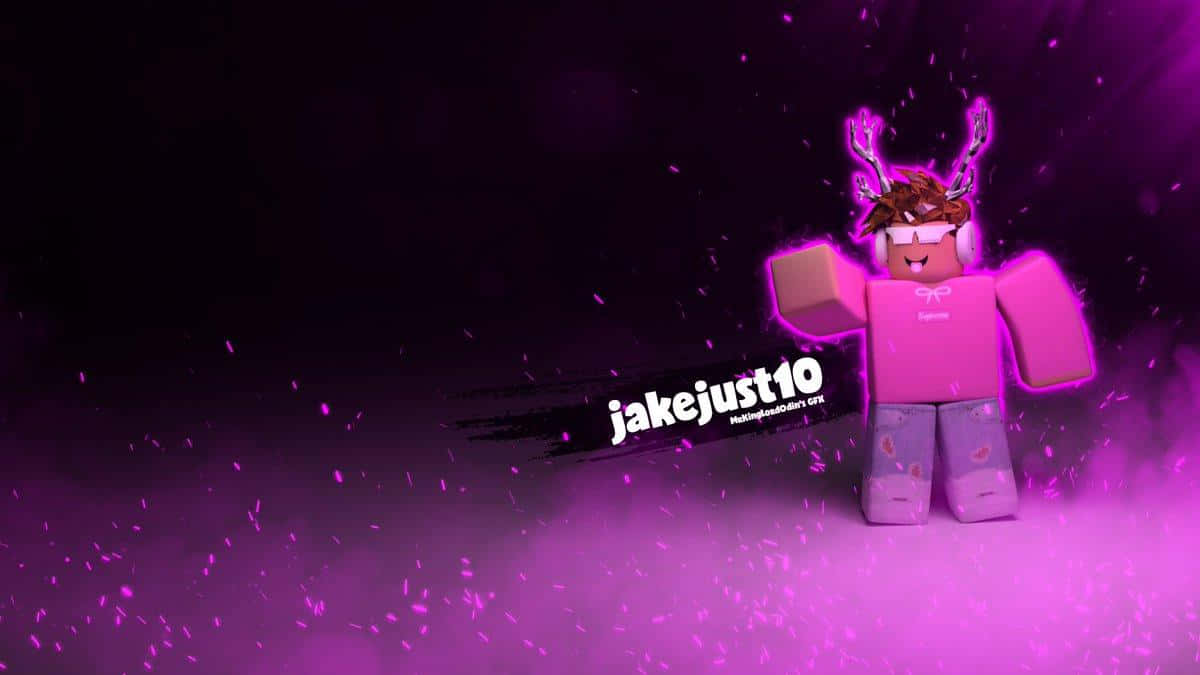 A Young Roblox Boy Exploring The Digital World Wallpaper