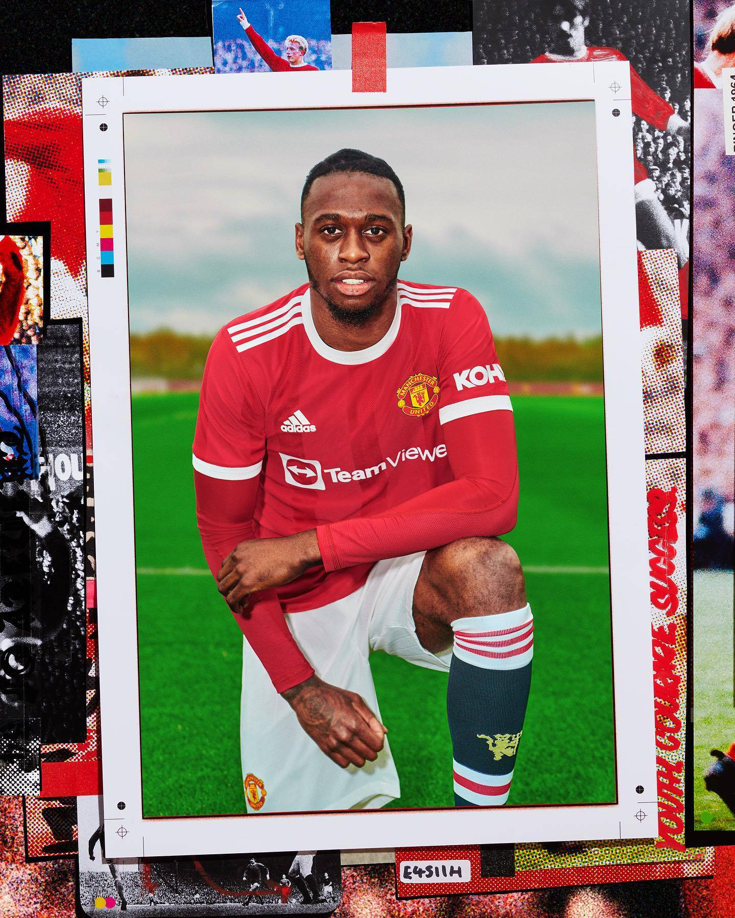 Aaron Wan-bissaka Polaroid Edit Wallpaper